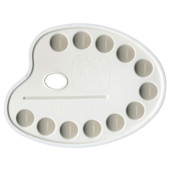 Paleta plastová biela alt=