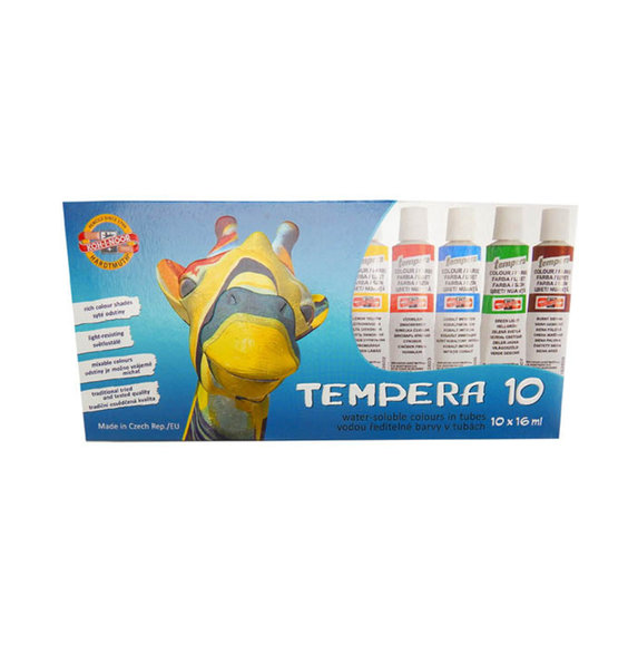 Temperové farby 10 farieb/tuby 16 ml alt=