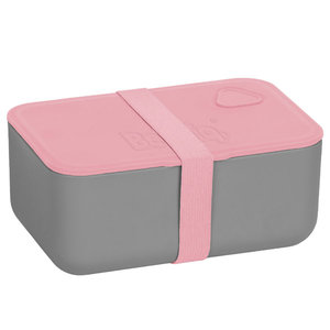 Box na desiatu BeUniq pink/gray-1