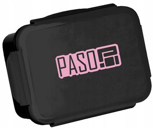 Box na desiatu čierny/ružový PP22RO-3036-1