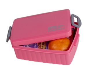 Box na desiatu Snack ružový-2