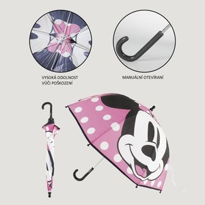 Detský dáždnik Minnie ružový-4