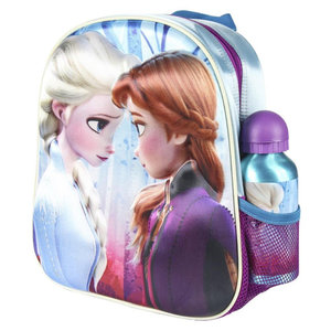 Detský batoh 3D Frozen s fliaš-1