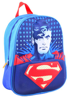 Detský batoh 3D Superman modrý-1