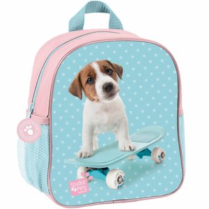 Detský batoh Dog modro-ružový-1