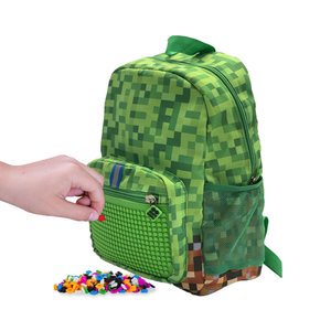 Detský batoh MineCraft zelený-6