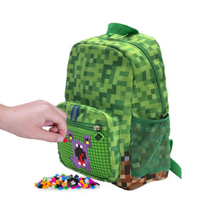 Detský batoh MineCraft zelený-7