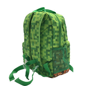 Detský batoh MineCraft zelený-9