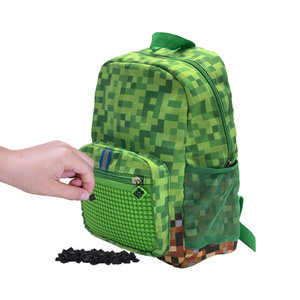 Detský batoh MineCraft zelený-1