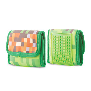 Peňaženka MineCraft zeleno-hnedá-13