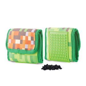Peňaženka MineCraft zeleno-hnedá-1