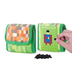 Peňaženka MineCraft zeleno-hnedá-3
