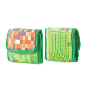 Peňaženka MineCraft zeleno-hnedá-9