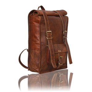 Kožený batoh Apollón Dark brown-2