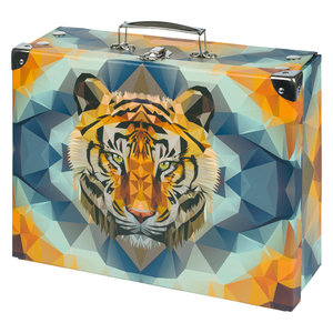 Skladací školský kufrík Tiger, kovanie-1
