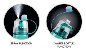 Fľaša na pitie Mist ružová-2