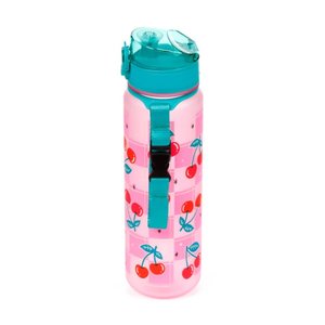 Nerozbitná plastová fľaša s viečkom 600 ml – Cherry (čerešňa)-6