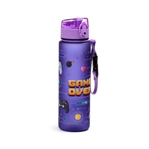 Nerozbitná plastová fľaša s viečkom 600 ml – Game Over-1
