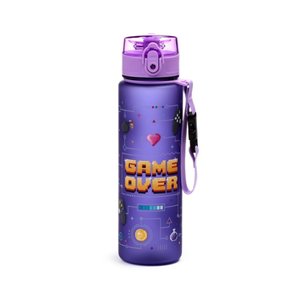 Nerozbitná plastová fľaša s viečkom 600 ml – Game Over-4
