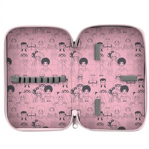 Peračník Barbie Ružovo-šedý dvojposchodový-3