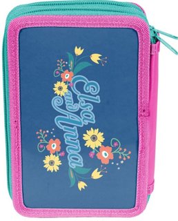 Peračník Frozen s kvetinami dvojposchodový-2