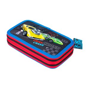 Peračník Hot Wheels dvojposchodový s vybavením, čierny-1