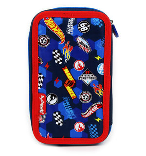 Peračník Hot Wheels dvojposchodový s vybavením, modrý-2