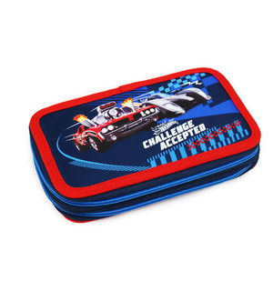 Peračník Hot Wheels dvojposchodový s vybavením, modrý-3