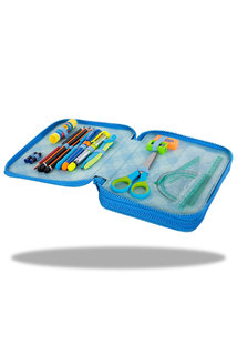 Peračník Jumper XL Frozen tmavo modrý dvojposchodový, s vybavením-4