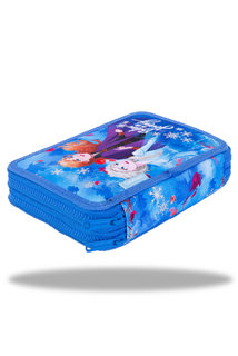 Peračník Jumper XL Frozen tmavo modrý dvojposchodový, s vybavením-2