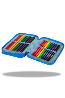 Peračník Jumper XL Frozen tmavo modrý dvojposchodový, s vybavením-3