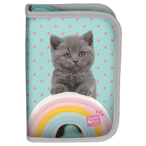 Peračník Mačiatko modrý rozkladací s vybavením-1