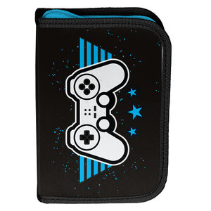 Školský peračník Gaming čierny rozkladací-1