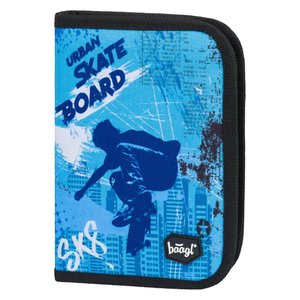 Školský peračník klasik dve chlopne Skateboard-1