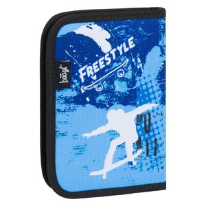 Školský peračník klasik dve chlopne Skateboard-2