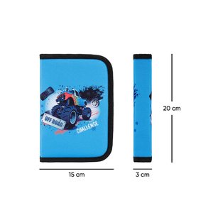 Školský peračník klasik dve chlopne Truck-5