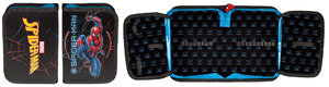 Školský peračník Spiderman čierny rozkladací-4