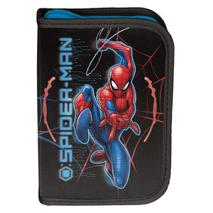 Školský peračník Spiderman čierny rozkladací-1