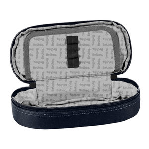 Školské púzdro Aloha modre pevné-3