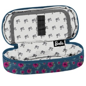 Školské púzdro Barbie Ružové kvety pevné-2