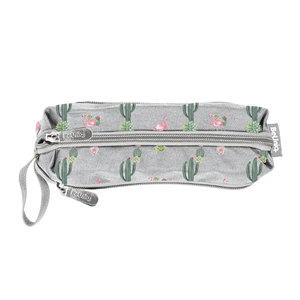 Školské púzdro Cactus šedé-1