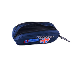 Školské púzdro Clever Badges blue-4