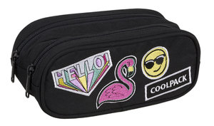 Školské púzdro Clever Badges girls black-1