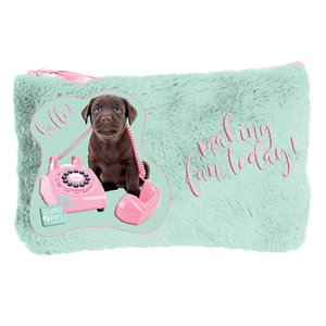 Školské púzdro Dog plyšové-1