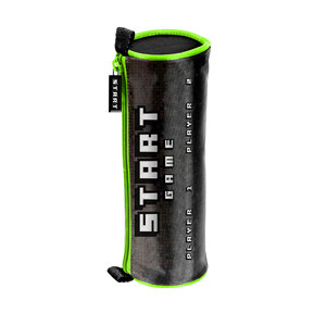 Školské púzdro Gaming okrúhle čierne-1 Školské púzdro Gaming okrúhle čierne-1