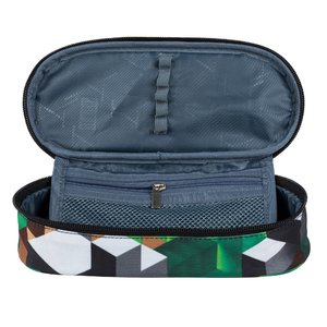 Školské púzdro Green 3D Blocks oválne-3