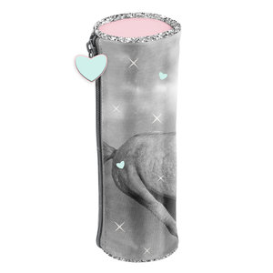 Školské púzdro Horse šedé-2