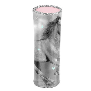 Školské púzdro Horse šedé-3