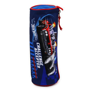 Školské púzdro Hot wheels modré okrúhle-1