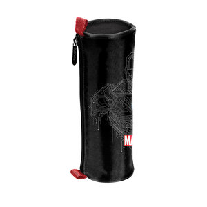 Školské púzdro Iron Man okrúhle čierne-3